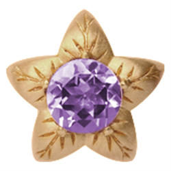 Image of 650-G05, Christina Collect Amethyst Flower rings